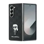 Karl Lagerfeld KLHCZFD6SAPKINPKK Z Fold6 F956 black hardcase Saffiano Ikonik Pin