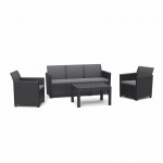 Keter Claire 5-Seater Patio Furniture Set with Table Orlando