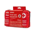 Amio First aid kit in a soft case, compliant with DIN 13164, with mouthpiece -05014