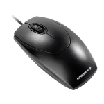 Cherry WHEELMOUSE OPTICAL Corded Mouse, Black, PS2/USB