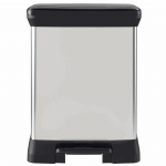 Curver Steel pedal waste bin for recycling (CEN-65707)