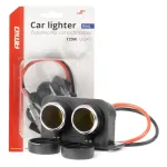 Amio Double hermetic lighter socket 12/24V -04130