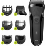BRAUN Shaver | 300BT Series 3 | Operating time (max) 30 min | NiMH | Black