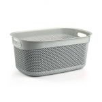 UCSAN Basket Drop Design Grey 55x36x25cm, 33L