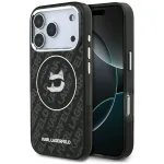 Karl Lagerfeld IML Choupette Head Logo phone case with MagSafe support for iPhone 17 Pro Max black