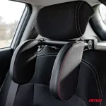 Amio Leather-style black car sleeping headrest