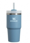 Stanley The Quencher H2.0 FlowState Thermos mug with straw, 0.6L, Blue-violet