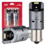 Amio LED CANBUS PRO series BA15S P21W 2x1860SMD White 12/24V FULL CANBUS with FANAMIO-03603