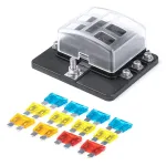 Amio Fuse box set with neutral line, 6 sockets