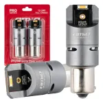 Amio LED CANBUS PRO series PY21W 2x1860 SMD Amber 12V 24V -03604