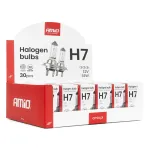 Amio H7 halogen bulb set 12V 55W UV filter (E8) 30pcs. -04399