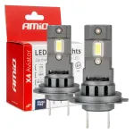 Amio LED Headlights X4-series AVIATOR H7/H18 6500K max 44W -03764
