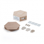 Nanoleaf Elements Wood Look Hexagons Expansion Pack (3 panels) | Cool White + Warm White