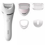 PHILIPS | Epilator | BRE710/00 | Maximum operating time: 40 min | Power levels: N/A | Wet AND Dry | White/Pink