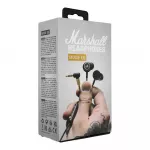 Marshall 3.5 mm jack wired earphones, black and gold EQ