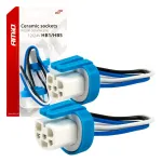 Amio Ceramic sockets 2 pcs HB1/HB5 9004/9007