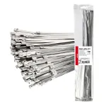 Amio Stainless steel metal clamps 7.9x600mm 100 pcs. -04327