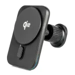 Amio magnetic car phone holder for air vent and windshield with 15W wireless charging MagSafe compatible