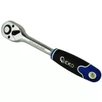 GEKO Ratchet wrench 1/2 CrV rubber handle 45 teeth Geko