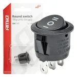 Amio Round switch 12/230V BU03