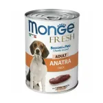 Monge Dog Fresh Adult Chunks in Loaf with Duck 400 g complete wet food for adult dogs with duck, pt with chunks