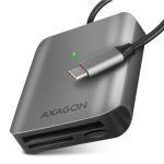 AXAGON Aluminum high-speed USB-C 3.2 Gen 1 memory card reader, 3-slot | CRE-S3C