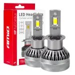 Amio LED Headlights HP Series H3 12-24V 6500k -03672