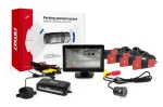 Amio Parking assistant system TFT01 4.3" with HD-307-IR 4 sensors black inside mount