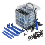 Amio Car body clips, mounting pins and removal tools set 1211 pcs. -04746