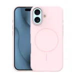 TFO Silicone Thin Mag phone case with MagSafe support for iPhone 17 pink
