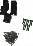 Diverse Connector FMS C137, including 6 contacts, set of 5, grey