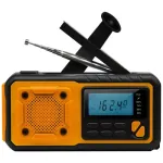 Noname IPX3 AM/FM Emergency Radio with Hand Crank, Flashlight, Power Bank and Solar Panel