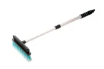 Tom-Par Car Brush AND Silicone Squeegee with Telescopic Aluminium Handle