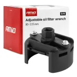 Amio Adjustable oil filter wrench 80115 mm CrV -04955