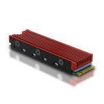 AXAGON Passive aluminum cooler for all 2280 size M.2 SSDs, 12 mm high | CLR-M2