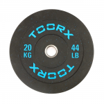 Weight plate TOORX Bumper Plate Crumb, 50 mm, 20 kg
