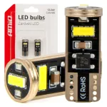 Amio LED bulbs CANBUS T10e W5W 3x2055 SMD White 12V/24V 12V/24V -03720