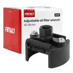 Amio Adjustable oil filter wrench 6080 mm CrV -04954
