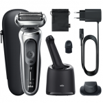 BRAUN Shaver | 71-S7200cc | Operating time (max) 50 min | Wet  AND  Dry | Silver/Black