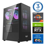 INTOP AQUA Ryzen 7 7700X 64GB DDR5 1TB M.2 NVMe SSD RTX 5060 Ti 16GB barebones