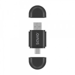 Savio TR-17 Wireless Audio Transmitter, USB, Black