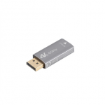 LANBERG AD-DP-HD-01 DisplayPort to HDMI Adapter, 4K, Silver