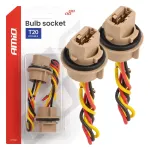 Amio Bulb socket T20 LED 12V W21/5W WY21/5W W3x16q 7443 2pcs. -04834