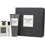 Abercrombie AND Fitch Authentic Man Gift Set 100ml EDT + 200ml Hair AND Body Wash + 15ml EDT