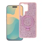 Case for Samsung S26 Ultra Quartz Circle Stand Mag Cover pink