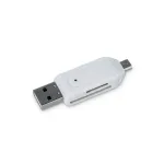 Forever Forever USB + Micro USB Card Reader SD + MicroSD White