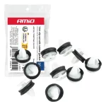 Amio Upholstery clip set with rubber seal 11 mm 18 mm, 10 pcs. -05051
