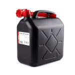 Amio Plastic fuel can 10L, black -02888