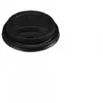 No brand Paper cup liner, D80mm, 100 pieces, black