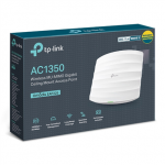 TP-LINK Access Point EAP225 802.11ac 2.4GHz/5GHz 450+867 Mbit/s 10/100/1000 Mbit/s Ethernet LAN (RJ-45) ports 1 MU-MiMO Yes PoE in Antenna type 5xInternal